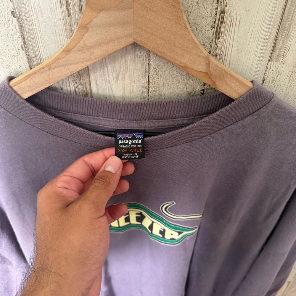 Vintage 90s Phish Tweezer Patagonia Made In Usa Long‎ Sleeve Shirt Mens XXL - Picture 2 of 5
